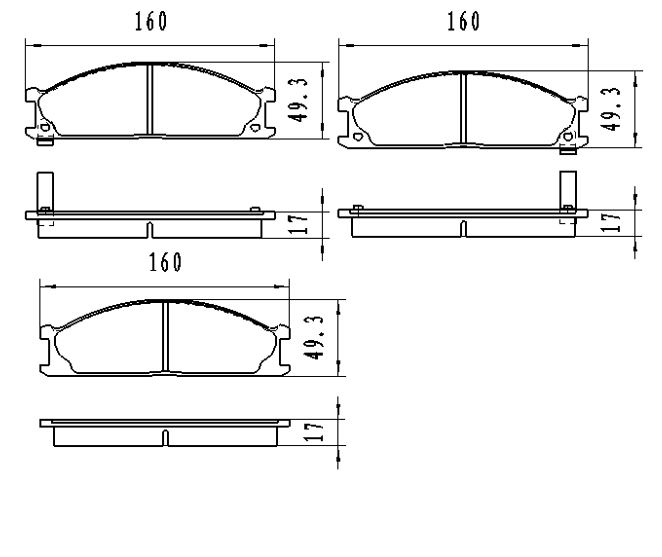 BALATAS DE DISCO Z7228-D333