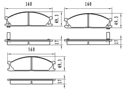[Z7228-D333] BALATAS DE DISCO Z7228-D333