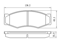 [Z7170-D265] BALATAS DE DISCO Z7170-D265