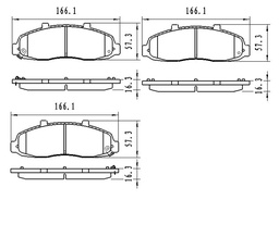 [Z7558-D679] BALATAS DE DISCO Z7558-D679